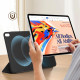 Juodas atverčiamas dėklas Apple iPad Air 13” 1 / 2 / 2024-2025 planšetei "Tech-Protect Smartcase Magnetic"