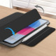 Juodas atverčiamas dėklas Apple iPad 10.9” 10 / 2022 / 11” 11 / 2025 planšetei "Tech-Protect Smartcase Magnetic"