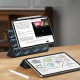 Juodas atverčiamas dėklas Apple iPad 10.9” 10 / 2022 / 11” 11 / 2025 planšetei "Tech-Protect Smartcase Magnetic"