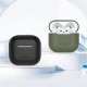Juodas dėklas Apple Airpods 4 / 5 ausinėms "Tech-Protect Silicone"