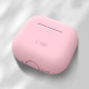 Rožinis dėklas Apple Airpods 4 ausinėms "Tech-Protect Silicone"