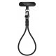 Juodas dirželis telefonui "Tech-Protect C8S Rope Wrist Strap"
