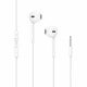 Baltos 3.5mm ausinės "Tech-Protect Ultraboost Mini Jack Earphone Core"