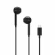Juodos Type-C ausinės "Tech-Protect Ultraboost Earphone Core"