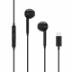 Juodos Type-C ausinės "Tech-Protect Ultraboost Earphone Core"