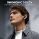 Juodos Type-C ausinės "Tech-Protect Ultraboost Earphone Core"