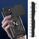 Juodas dėklas Motorola Edge 60 Fusion telefonui "Tech-Protect Camshield Pro"
