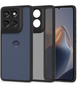 Matinis juodas dėklas Motorola Edge 60 Fusion telefonui "Tech-Protect Magmat"
