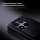 Juodas dėklas Xiaomi 14T telefonui "Nillkin CamShield Pro Hard"