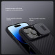 Juodas dėklas Apple iPhone 16 Pro Max telefonui "Nillkin CamShield Pro Hard"