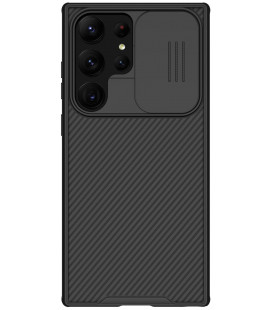 Juodas dėklas Samsung Galaxy S23 Ultra telefonui "Nillkin CamShield Pro Hard"