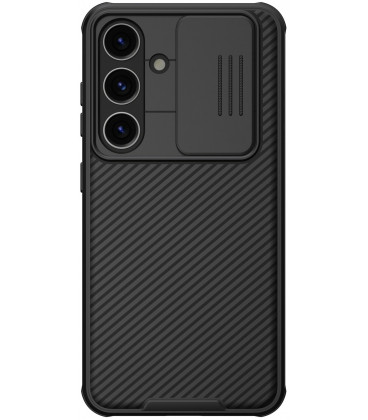 Juodas dėklas Samsung Galaxy S24 telefonui "Nillkin CamShield Pro Magnetic Hard"