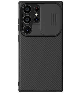 Juodas dėklas Samsung Galaxy S24 Ultra telefonui "Nillkin CamShield Pro Magnetic Hard"