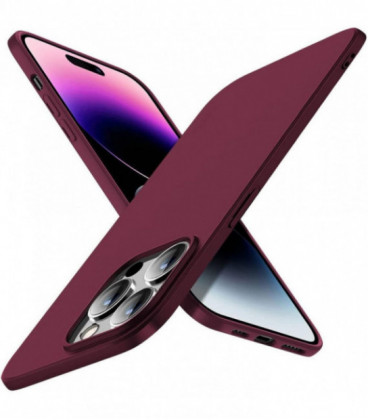 Dėklas X-Level Guardian Xiaomi Redmi Note 14 Pro 4G tamsiai raudonas