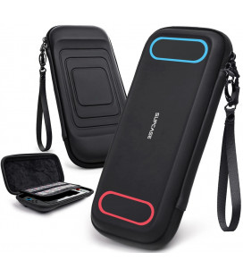 Juodas dėklas Nintendo Switch 2 žaidimų kompiuteriui "Supcase Carrying"