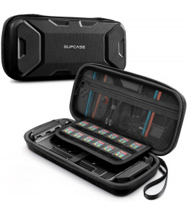 Juodas dėklas Nintendo Switch 2 žaidimų kompiuteriui "Supcase Carrying Plus"