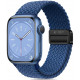 Mėlyna apyrankė Apple Watch 6 / 7 / 8 / 9 / 10 / SE (40 / 41 / 42 mm) "Tech-Protect Nylonmag"