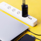 Juodas (65W / PD / QC 3.0 / GaN) 1xUSB-A + 1xUSB-C pakrovėjas "Wozinsky WWCG01"