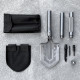 Daugiafunkcinis sulankstomas keliautojo kastuvas "Survival shovel 10-in-1"