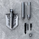 Daugiafunkcinis sulankstomas keliautojo kastuvas "Survival shovel 10-in-1"