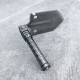Daugiafunkcinis sulankstomas keliautojo kastuvas "Survival shovel 10-in-1"