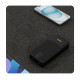 Juoda išorinė baterija - 2.4A 20000mAh 2xUSB-A PowerBank "Dudao K10Pro"