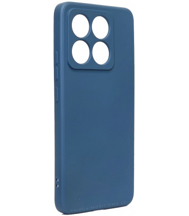 Mėlynas dėklas Xiaomi 14T telefonui "Liquid Silicone 1.5mm"