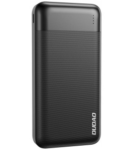 Juoda išorinė baterija - 2A 10000mAh 2xUSB-A PowerBank "Dudao K18-1W"