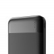 Juoda išorinė baterija - 2A 10000mAh 2xUSB-A PowerBank "Dudao K18-1W"