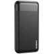 Juoda išorinė baterija - 2A 20000mAh 2xUSB-A PowerBank "Dudao K18 Pro"