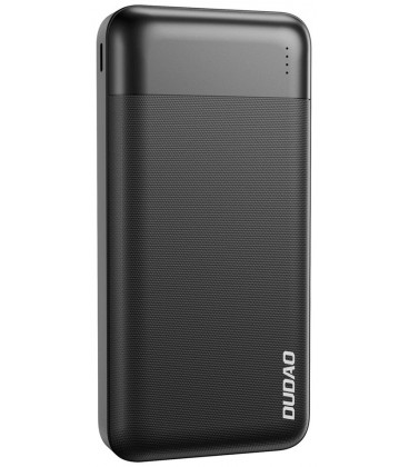 Juoda išorinė baterija - 2A 20000mAh 2xUSB-A PowerBank "Dudao K18 Pro"