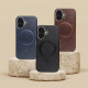 Rudas dėklas Apple iPhone 16 Pro Max telefonui "Gentleman Mag Cover "