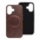 Rudas dėklas Apple iPhone 16 Pro Max telefonui "Gentleman Mag Cover "
