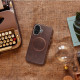 Juodas dėklas Apple iPhone 16E telefonui "Gentleman Mag Cover"