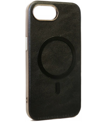 Juodas dėklas Apple iPhone 16E telefonui "Gentleman Mag Cover"