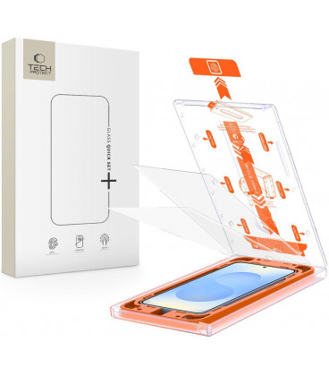 Apsauginis grūdintas stiklas Samsung Galaxy S25 telefonui "Tech-Protect Quick Set+ 2-Pack"