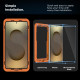 Apsauginis grūdintas stiklas Samsung Galaxy S25 Ultra telefonui "Tech-Protect Quick Set+ 2-Pack"