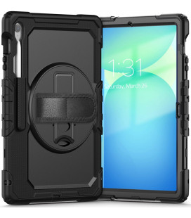 Juodas dėklas Samsung Galaxy Tab S10 FE Plus 13.1 X620 / X626B planšetei "Tech-Protect Solid"