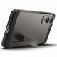 Pilkas (Gunmetal) dėklas Samsung Galaxy S25 Edge telefonui "Spigen Tough Armor MAG Magsafe"