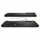 Juodas dėklas Samsung Galaxy S25 Edge telefonui "Spigen Tough Armor MAG Magsafe"