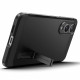 Juodas dėklas Samsung Galaxy S25 Edge telefonui "Spigen Tough Armor MAG Magsafe"