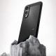 Juodas dėklas Samsung Galaxy S25 Edge telefonui "Spigen Tough Armor MAG Magsafe"