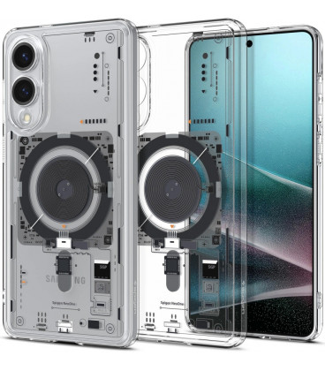 Dėklas Samsung Galaxy S25 Edge telefonui "Spigen Ultra Hybrid MAG Magsafe Zero Neo One"