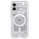 Dėklas Samsung Galaxy S25 Edge telefonui "Spigen Ultra Hybrid MAG Magsafe Zero One White"