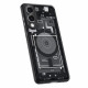 Dėklas Samsung Galaxy S25 Edge telefonui "Spigen Ultra Hybrid MAG Magsafe Zero One Black"