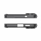 Matinis juodas dėklas Samsung Galaxy S25 Edge telefonui "Spigen Ultra Hybrid MAG Magsafe"