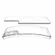 Skaidrus (Baltas) dėklas Samsung Galaxy S25 Edge telefonui "Spigen Ultra Hybrid MAG Magsafe"
