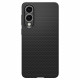 Matinis juodas dėklas Samsung Galaxy S25 Edge telefonui "Spigen Liquid Air"