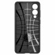 Matinis juodas dėklas Samsung Galaxy S25 Edge telefonui "Spigen Liquid Air"