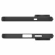 Matinis juodas dėklas Samsung Galaxy S25 Edge telefonui "Spigen Liquid Air"